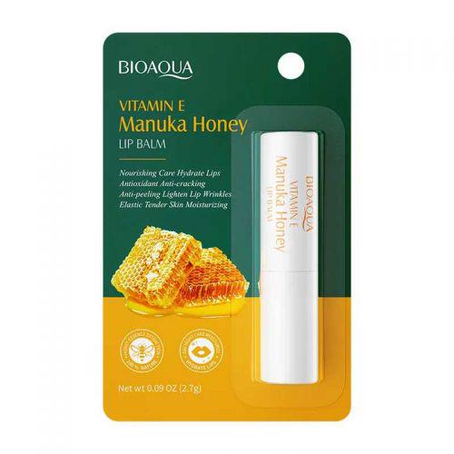 Бальзам питательный BIOAQUA Vitamin E Manuka Honey Lip Balm для губ с витамином E и медом манука 2,7 г - фото 1