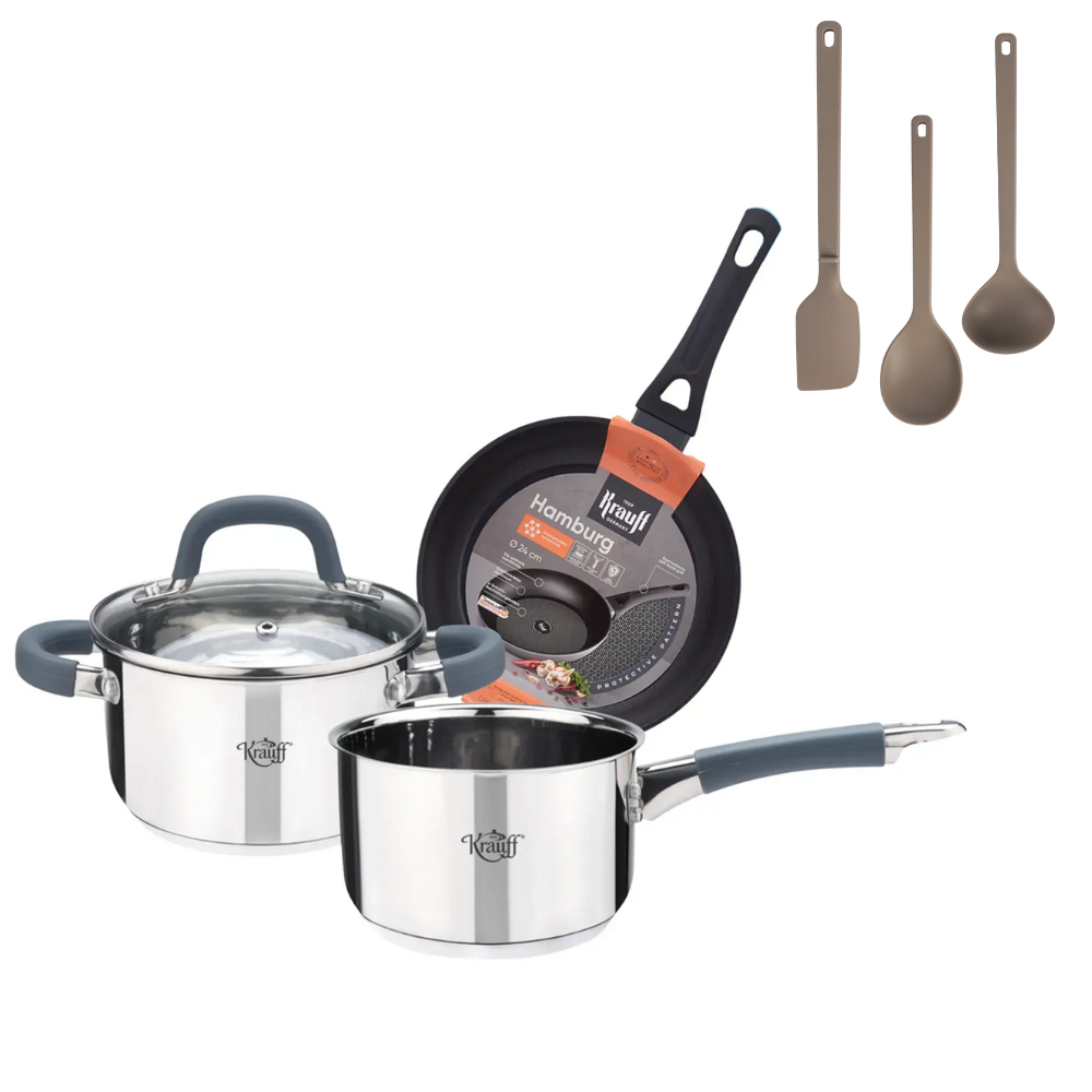 Набір посуду Krauff з кухонним приладдям 7 пр. (55-333-553)