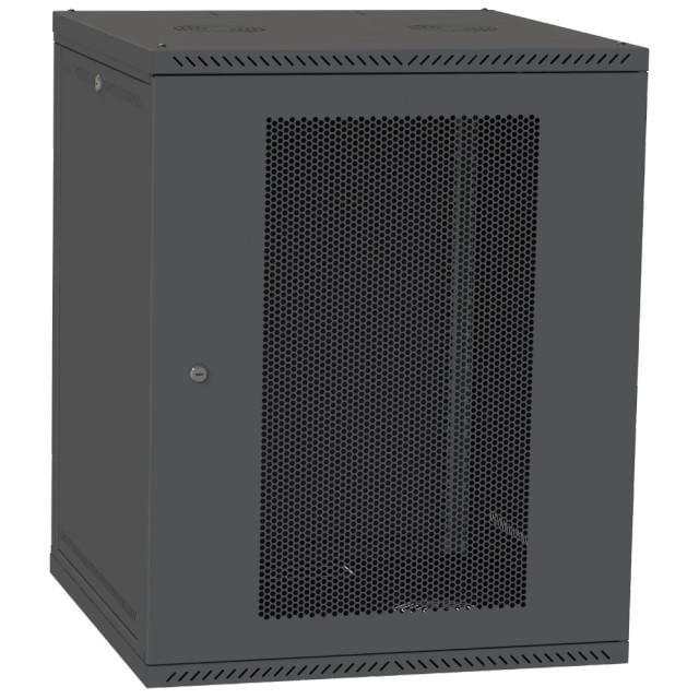 Шафа серверна підлоговий IPCOM СН-18U 600х600 перфорація RAL9005