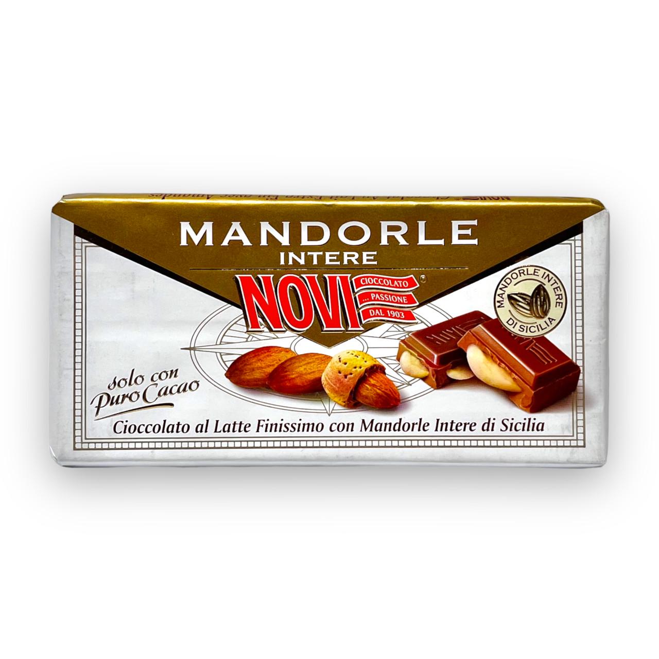 Шоколад молочний NOVI Intere mandorle 100 г (2013751906)