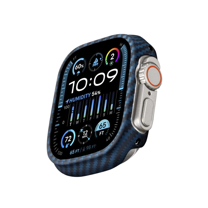Чохол накладка Pitaka Air Case for Apple Watch 8/7 45 мм Black/Blue (KW2301A) - фото 3 Чохол накладка Pitaka Air Case for Apple Watch 8/7 45 мм Black/Blue (KW2301A) - фото 3