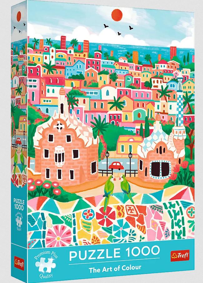 Пазл Trefl Барселона Испания Искусство цвета 1000 ел.