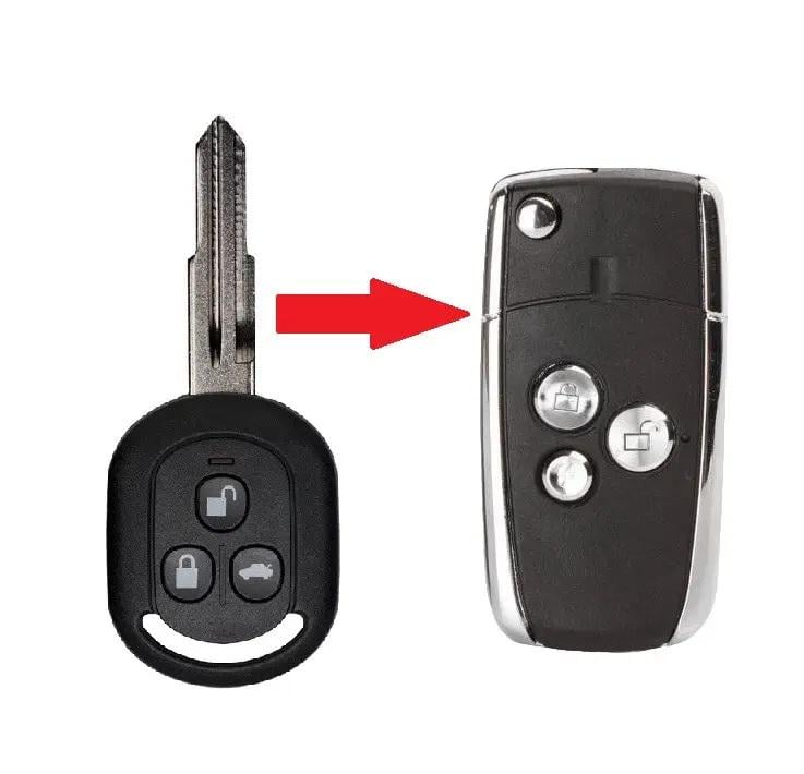 Корпус викидного автоключа для Chevrolet MS05 (400617) - фото 2 Корпус викидного автоключа для Chevrolet MS05 (400617) - фото 2