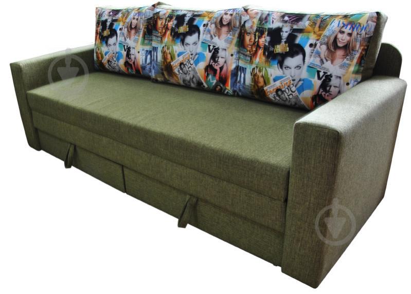 Диван Ribeka Виконт Зеленый (13D02) - фото 2 Диван Ribeka Виконт Зеленый (13D02) - фото 2