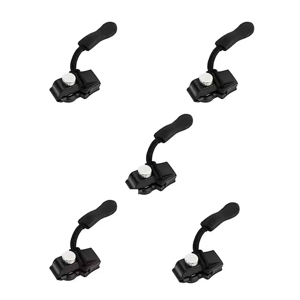 Набор съемных бегунков для молнии 5 шт. S Черный (OK0089_2)