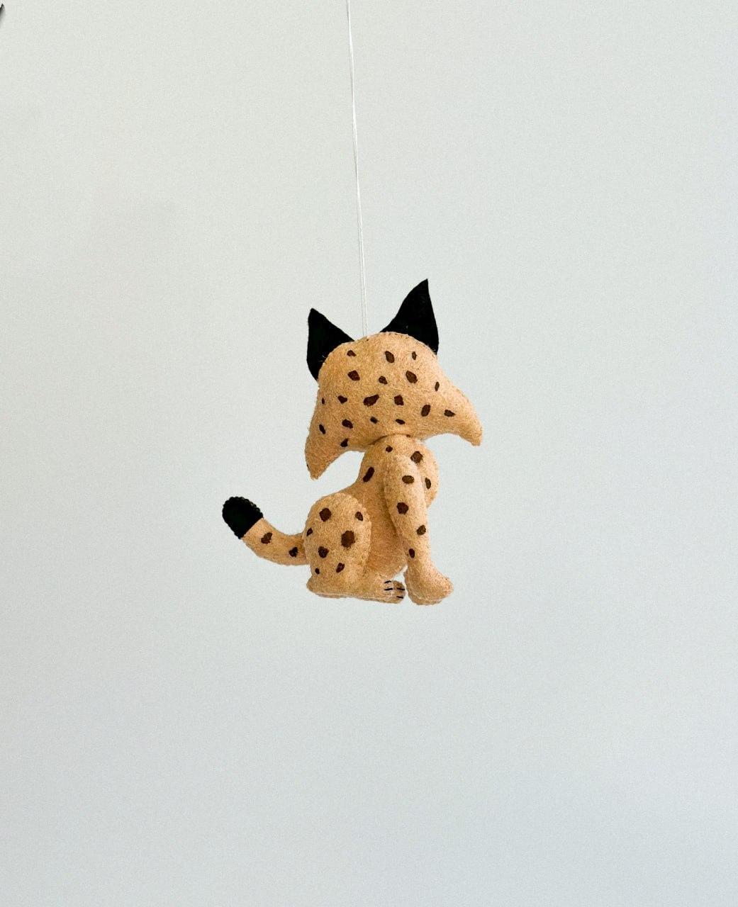 Мягкая игрушка фетровая рысь ручная работа (29472345) - фото 4 Мягкая игрушка фетровая рысь ручная работа (29472345) - фото 4