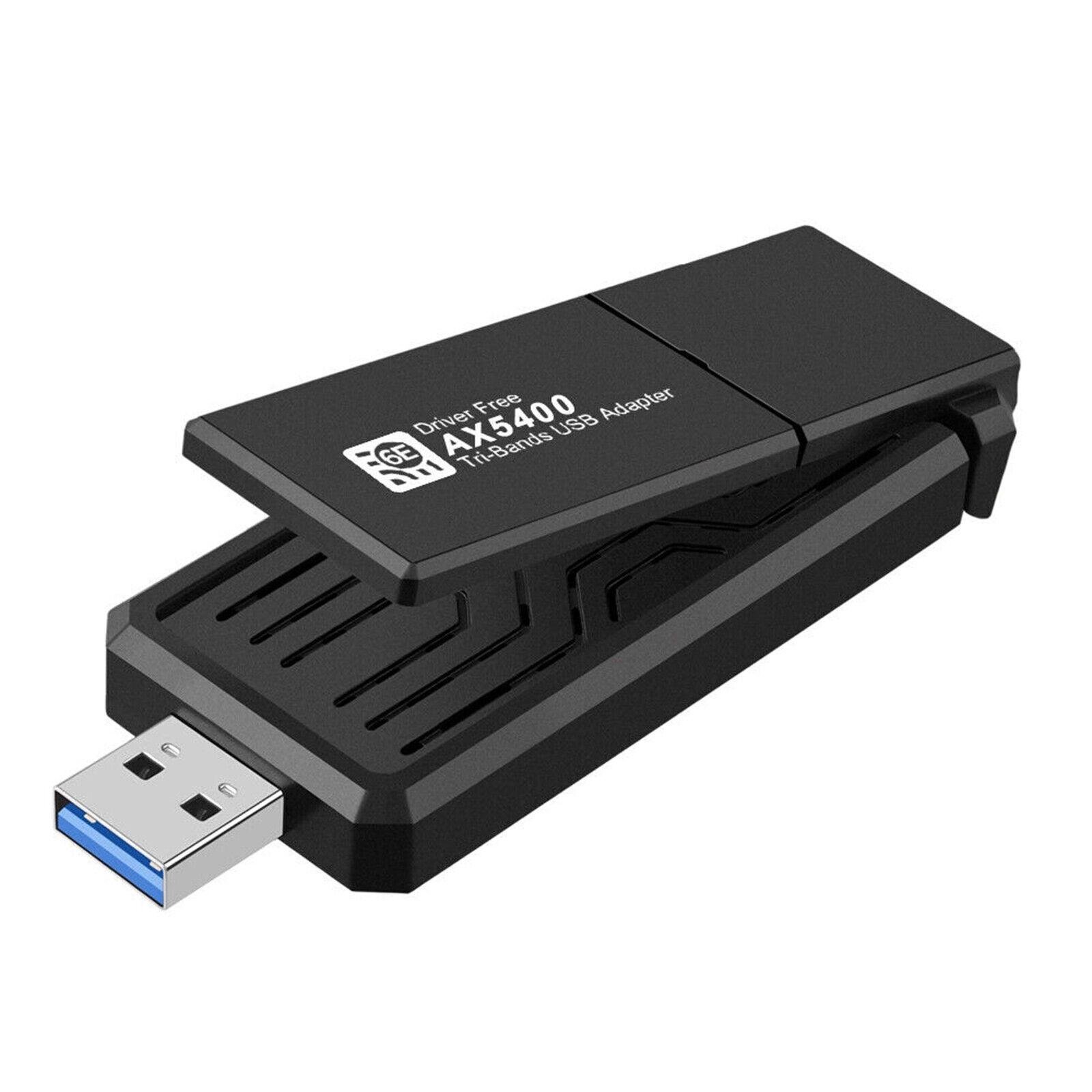 Адаптер бездротовий Kayfovo WA-5400 USB 3.0 Wi-Fi 6E/AX 2.4G/5G/6Ghz 5400 Мбіт/с AX5400M (29035)