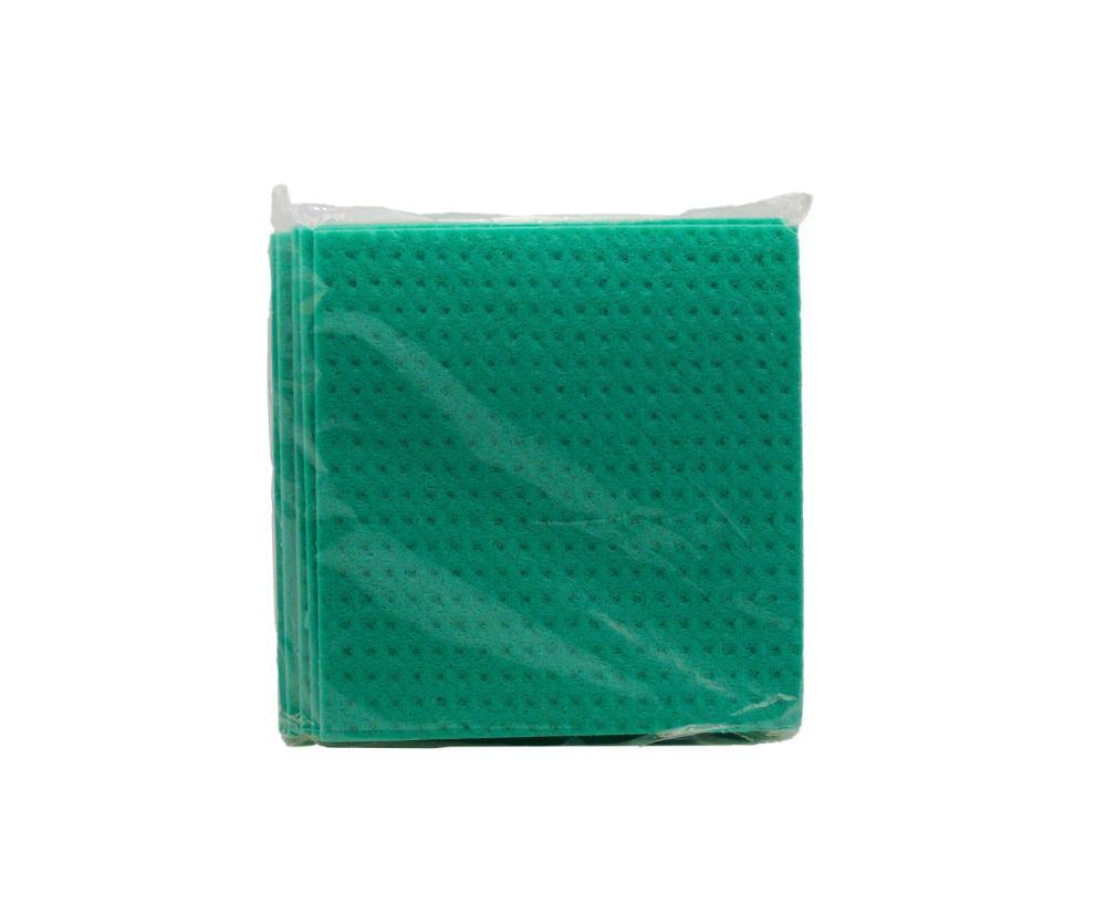 Серветки вологопоглинаючі 15,5х15,5 см 5 шт. Зелений (11120)