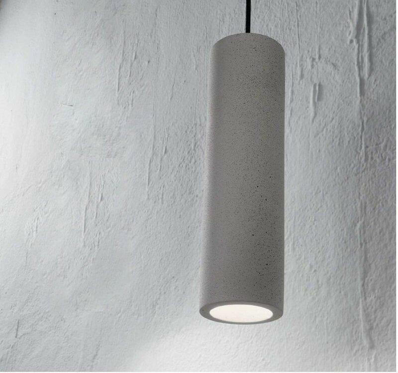 Подвесной светильник Ideal Lux OAK SP1 Round Cemento (150635)