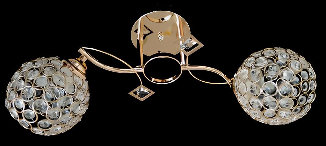 Люстра Sirius Ю 9555А/2 на 2 плафона (000027799)