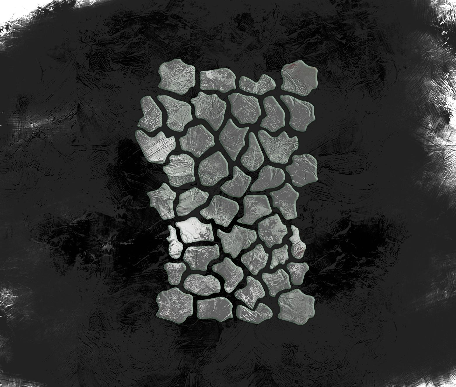 Трафарет многоразовый DFA Каменная кладка штукатуркой и краской 50x78 см толщина 0,3-1 мм (F00020-2)