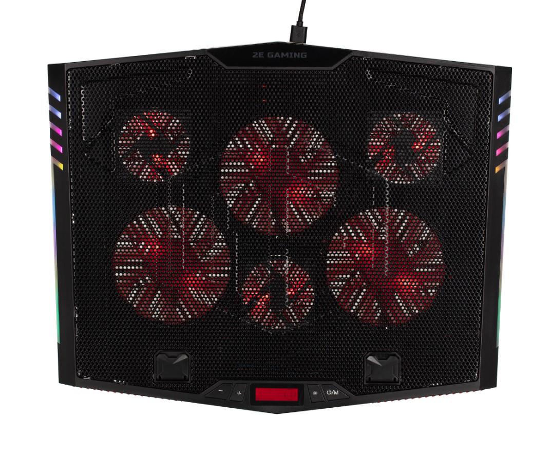 Підставка для ноутбука 2E Gaming CPG005 6xFan 17,3" RGB LED - фото 3