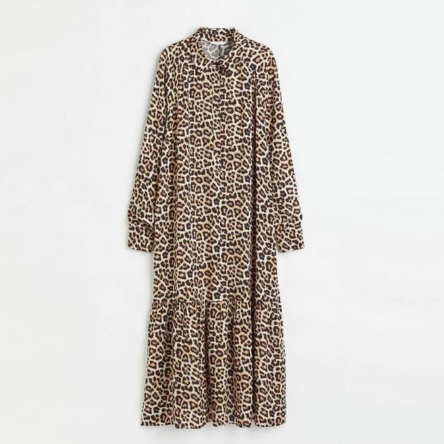 Платье H&M 1005559П XS Леопардовый Платье H&M 1005559П XS Леопардовый