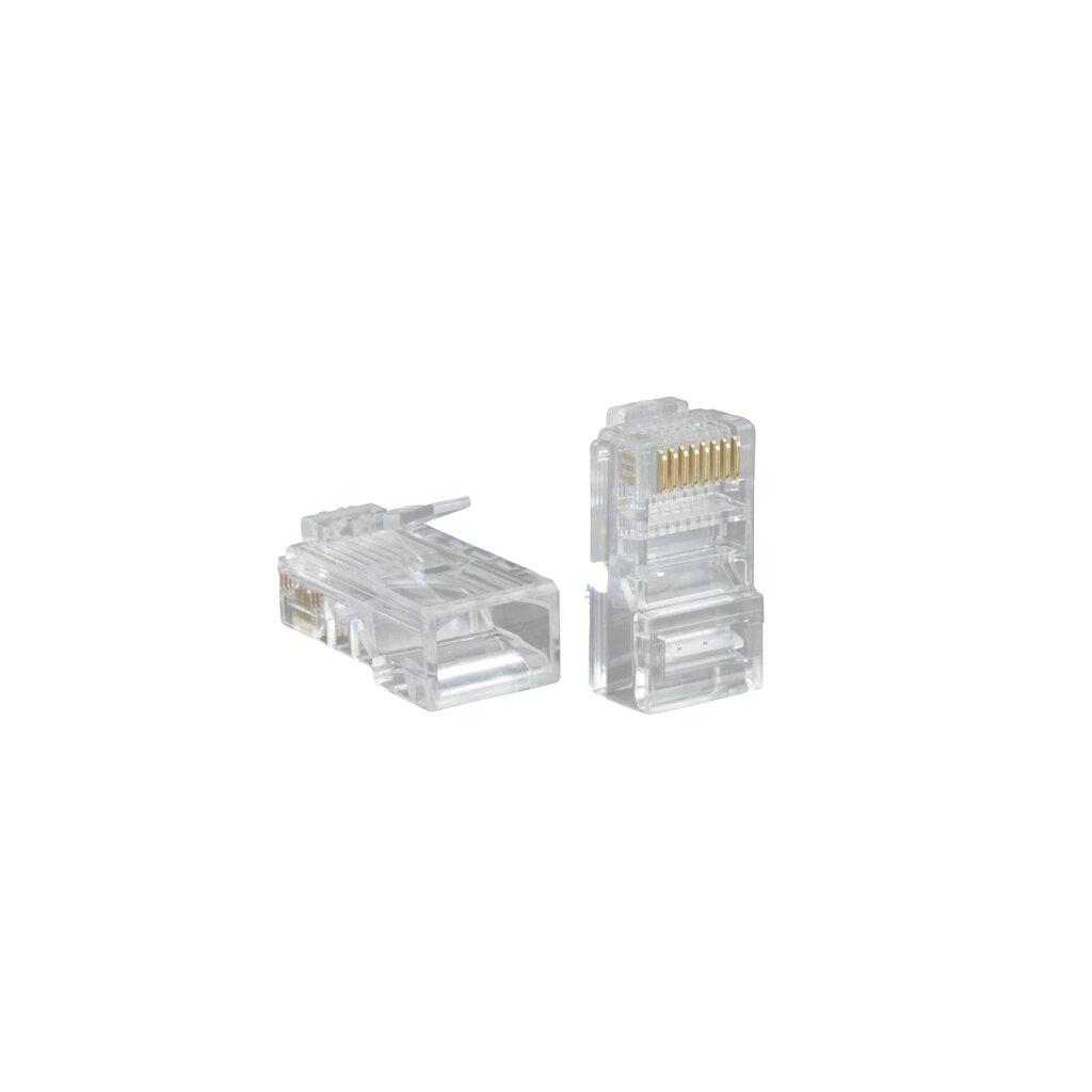 Коннектор GreenVision RJ45 Cat.5E 100 шт. Прозрачный (27317043)