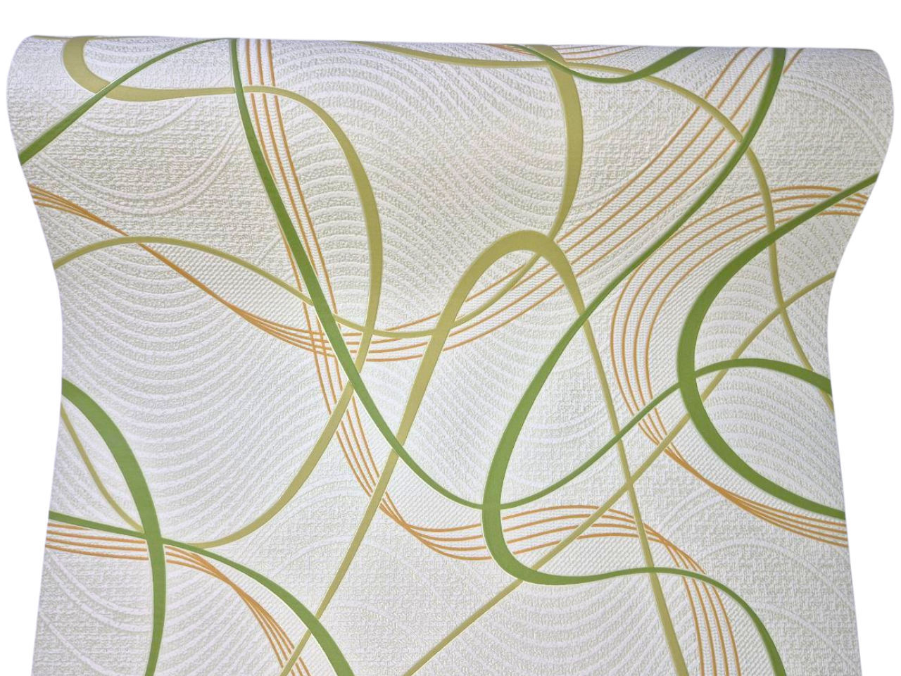 Шпалери вінілові 5767-04 з абстрактними зеленими лініями для кухні/коридору/вітальні 10,05x0,53 м Бежевий (2564189473) - фото 3 Шпалери вінілові 5767-04 з абстрактними зеленими лініями для кухні/коридору/вітальні 10,05x0,53 м Бежевий (2564189473) - фото 3