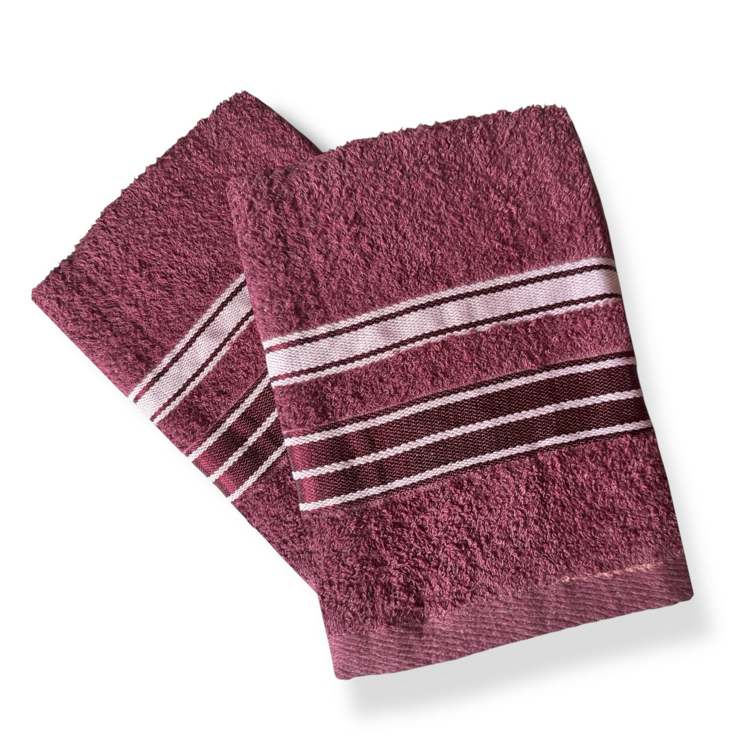 Полотенце махровое Koloco 70x135 см Бордовый (550-91-3)