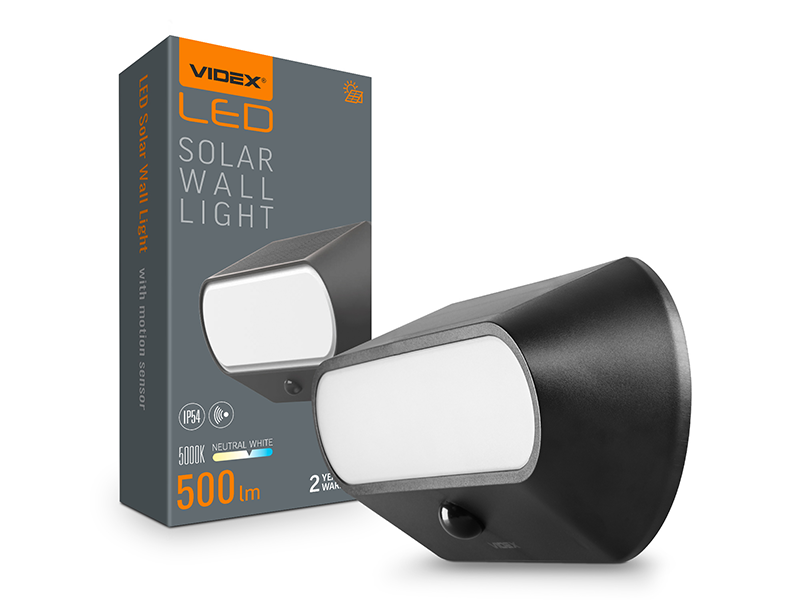 Світильник автономний настінний Videx VL-BHSO-001-S 500Lm 5000K IP54 (8104)