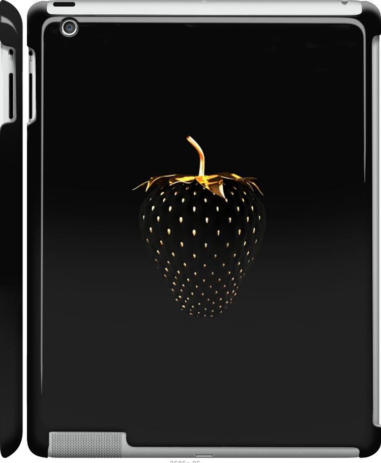 Чехол на iPad 2/3/4 Черная клубника (3585c-25-42517)