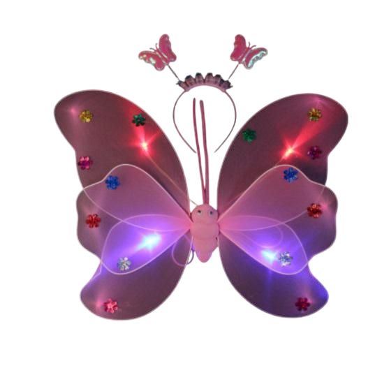 Вбрання карнавальне світиться метелик 14114 Рожевий (4691787) Вбрання карнавальне світиться метелик 14114 Рожевий (4691787)
