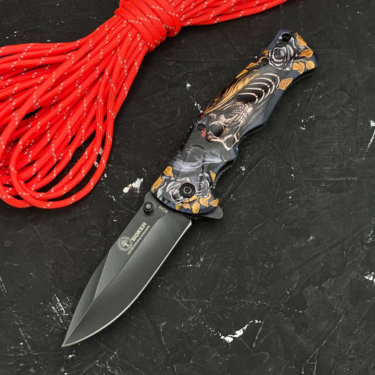 Нож складной туристический Boker Череп (13774313)