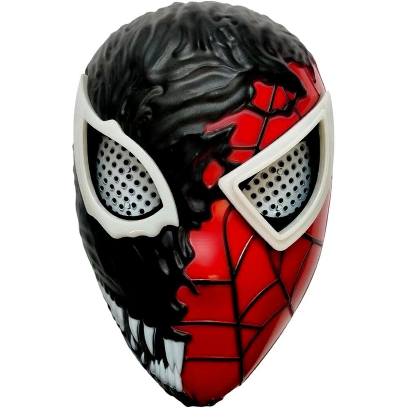 Маска Человек-паук со звуком глаза светящиеся закрывающиеся (313 Т)