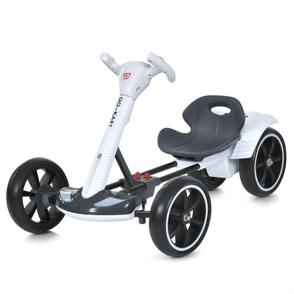 Электрокарт детский Bambi Kart M 6072EBR-1 с пультом управления Белый Электрокарт детский Bambi Kart M 6072EBR-1 с пультом управления Белый