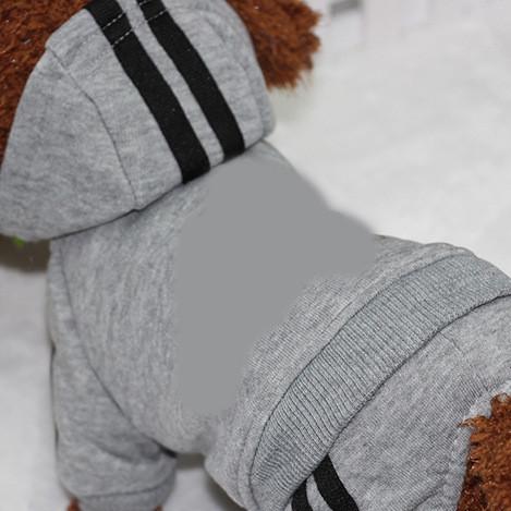 Костюм спортивный для собак Adidog на флисе и полиэстере 2XL Серый (1C0295) - фото 3 Костюм спортивный для собак Adidog на флисе и полиэстере 2XL Серый (1C0295) - фото 3