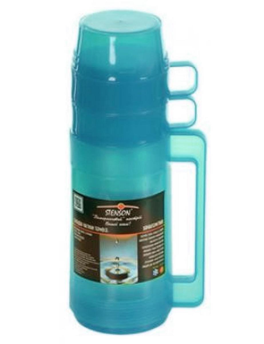 Термос Stenson MT-4579-5 500 мл 2 чашки Голубой (Ts000025)