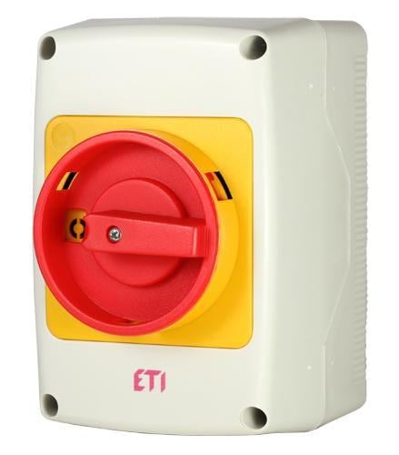 Перемикач пакетний ETI CS 40 90 PNGLK 0-1 1Р 40А 480V у корпусі з блокуванням (4773175)
