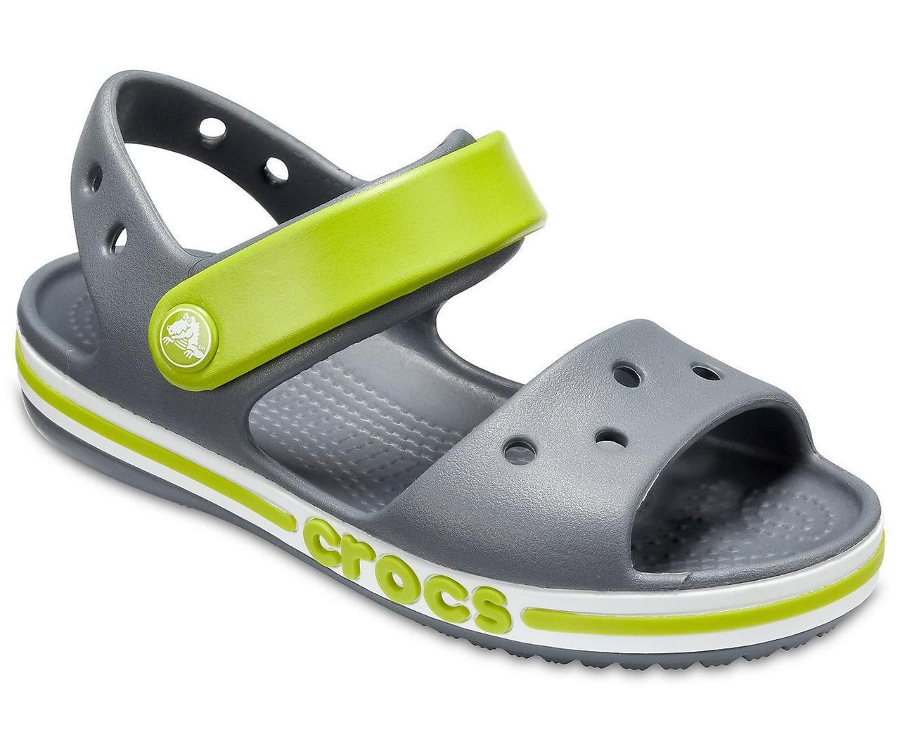 Сандалии для мальчика Crocs Bayaband Sandal Charcoal р. 28-29 С11 Серый (205400)