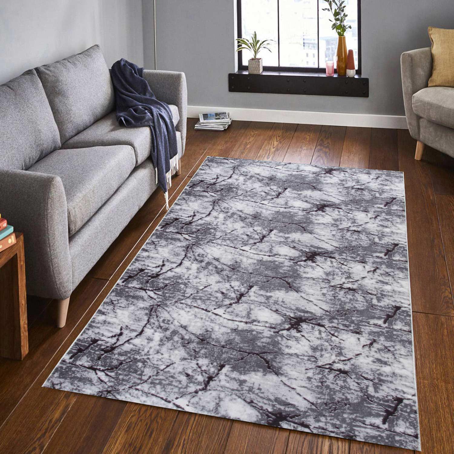 Дорожка ковровая Plato Soft 4090 на силиконовой основе противоскользящая 1 м Серый (00-00018032) - фото 7