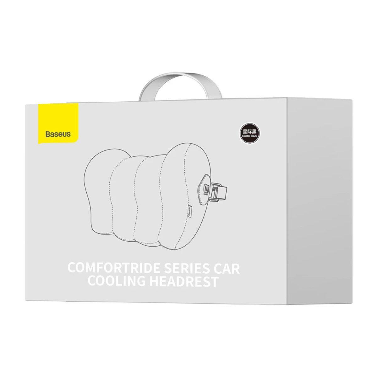 Подушка для подголовника в автомобиль BASEUS ComfortRide Series Car Cooling Headrest Cluster Black (C20036402111-00) - фото 4 Подушка для подголовника в автомобиль BASEUS ComfortRide Series Car Cooling Headrest Cluster Black (C20036402111-00) - фото 4
