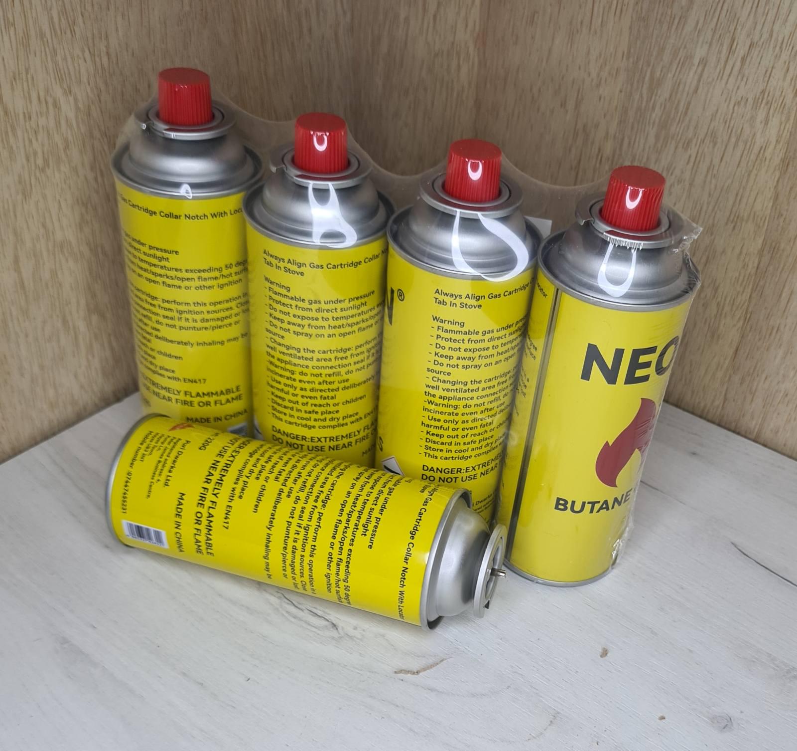 Газовий балон цанговий Neon бутан Євроцоколь 220 г - фото 3 Газовий балон цанговий Neon бутан Євроцоколь 220 г - фото 3