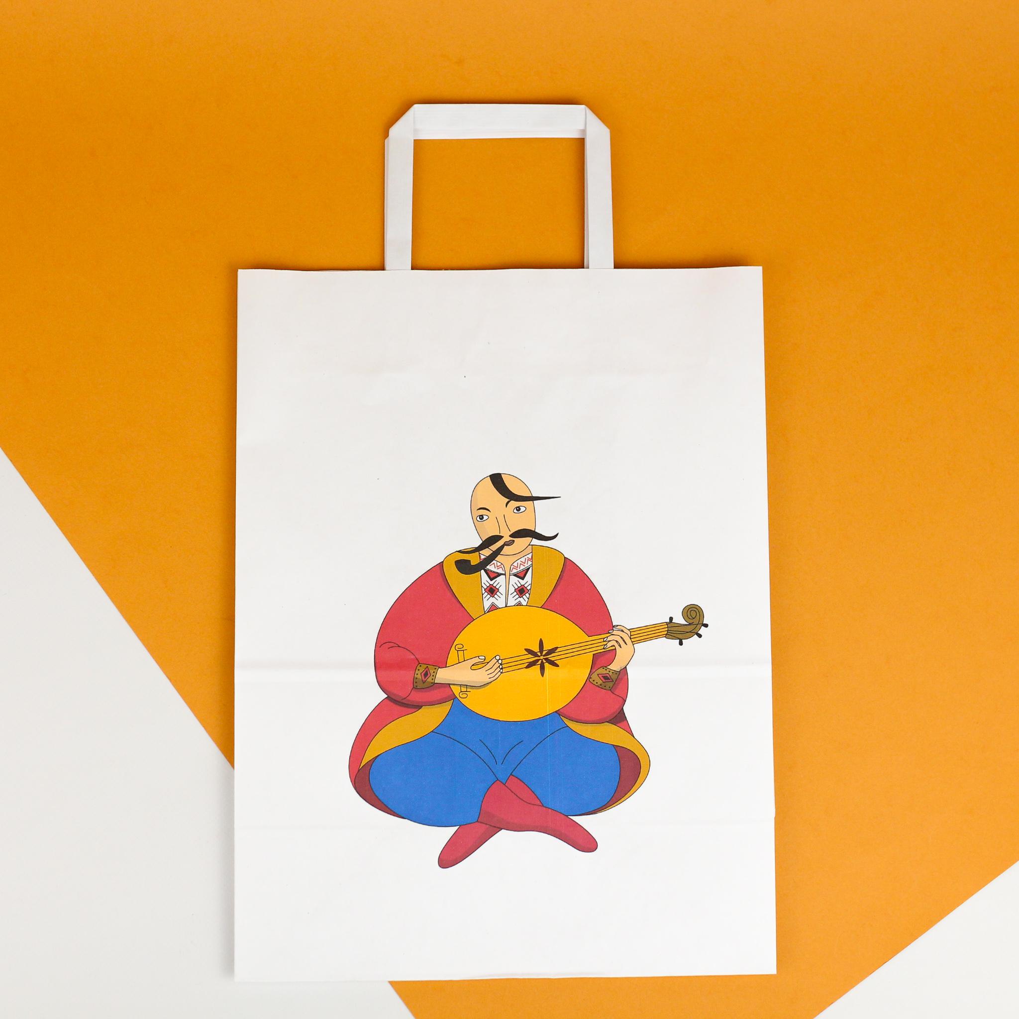 Подарочный пакет ко дню ВСУ с плоскими ручками 260х150х350 мм 10 шт. - фото 3 Подарочный пакет ко дню ВСУ с плоскими ручками 260х150х350 мм 10 шт. - фото 3