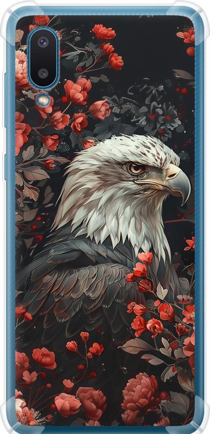 Чехол на Samsung Galaxy A02 A022G Цветочный страж (6102sp-2260-42517)