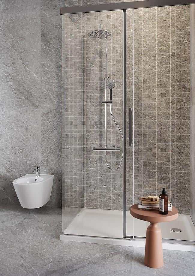 Душова система Cersanit City Oval S951-340 з термостатичним змішувачем Хром - фото 4