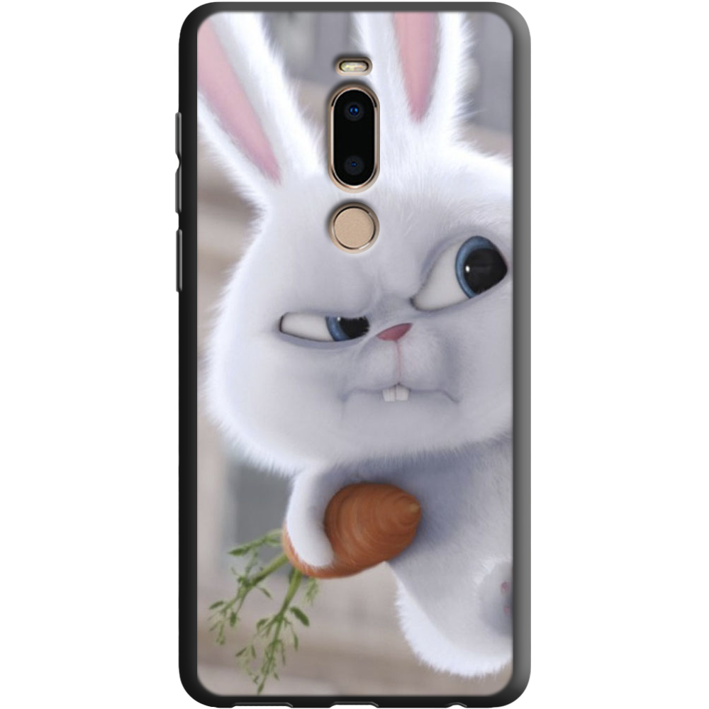 Чехол Boxface Meizu M8 Rabbit Snowball Черный силикон (35852-up1116-38817)