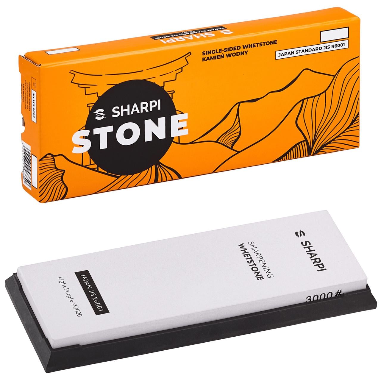 Камень точильный однослойный SHARPI 3000 180x60x14 мм корунд (2375884676)