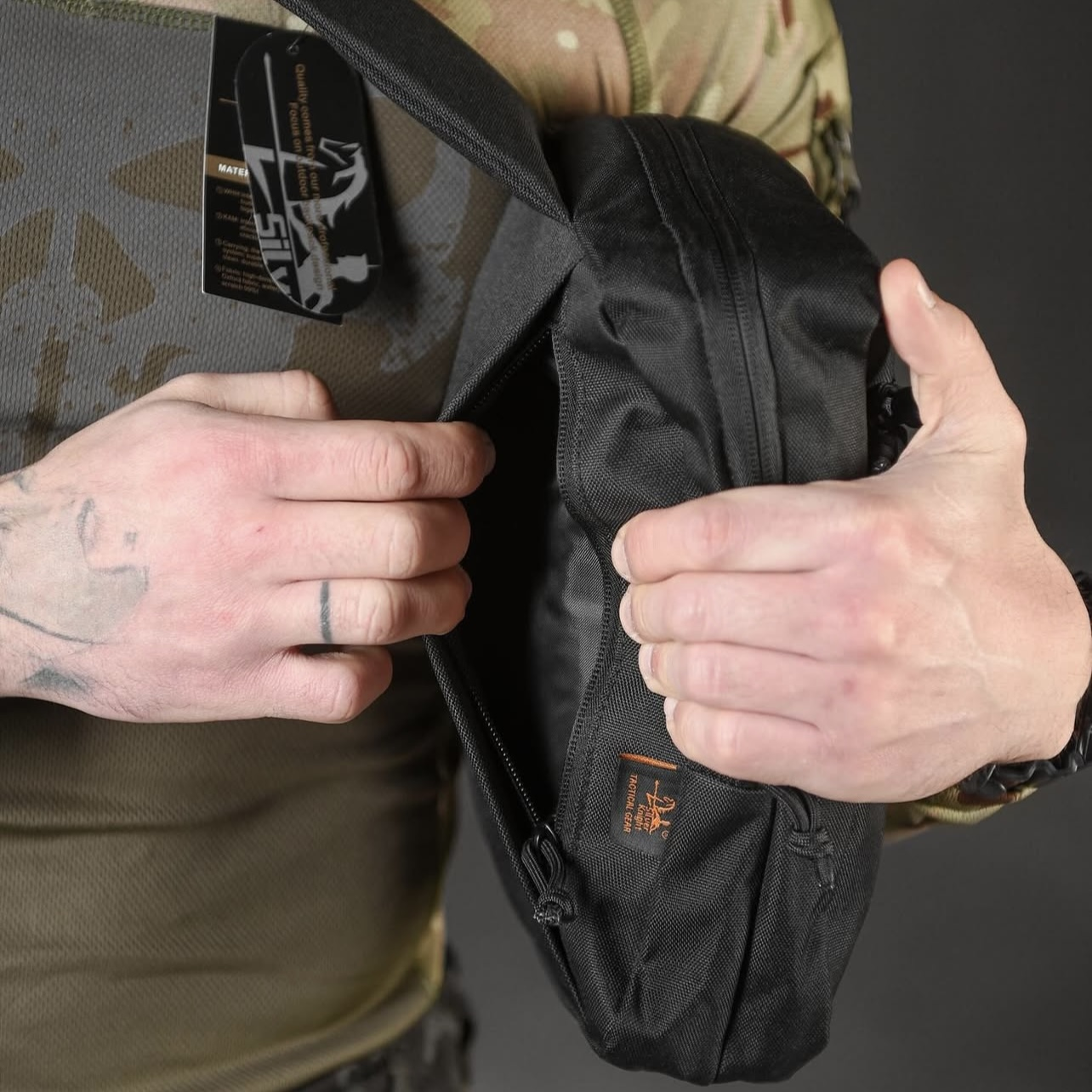 Сумка-кобура наплічна ToberBag Чорний (2641) - фото 6 Сумка-кобура наплічна ToberBag Чорний (2641) - фото 6