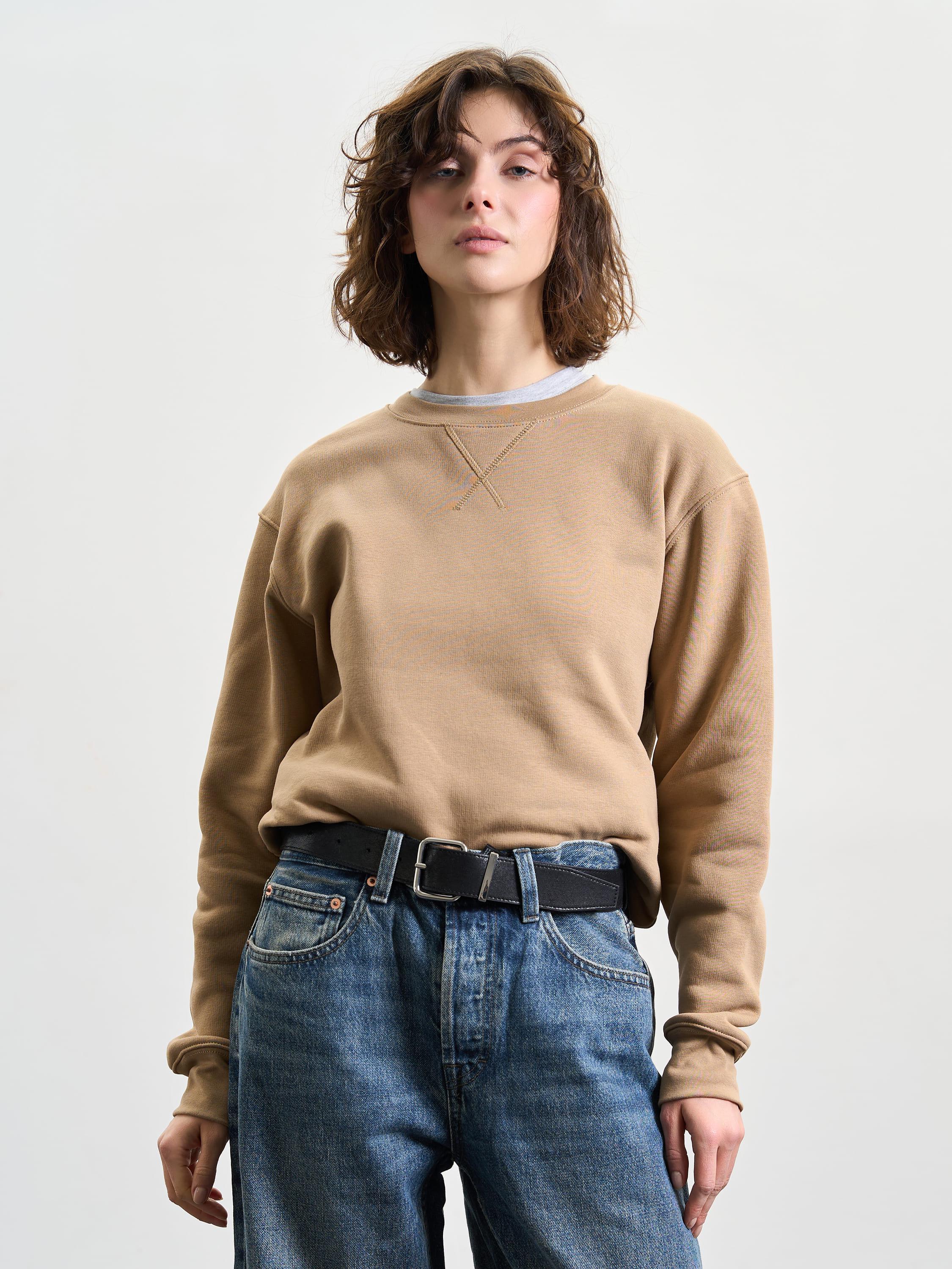 Свитшот женский утепленный ROZA 240428 XL Тофи (4824005710155)