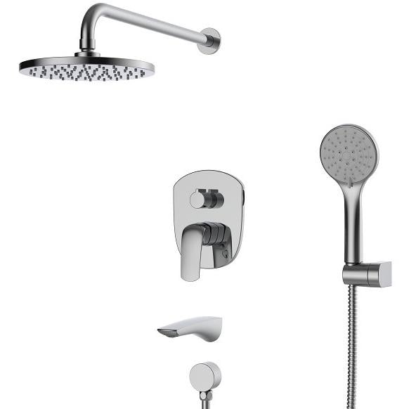 Душевая система скрытого типа KOER KB-64008-01 KR3476 с верхним душем Хром (177117)