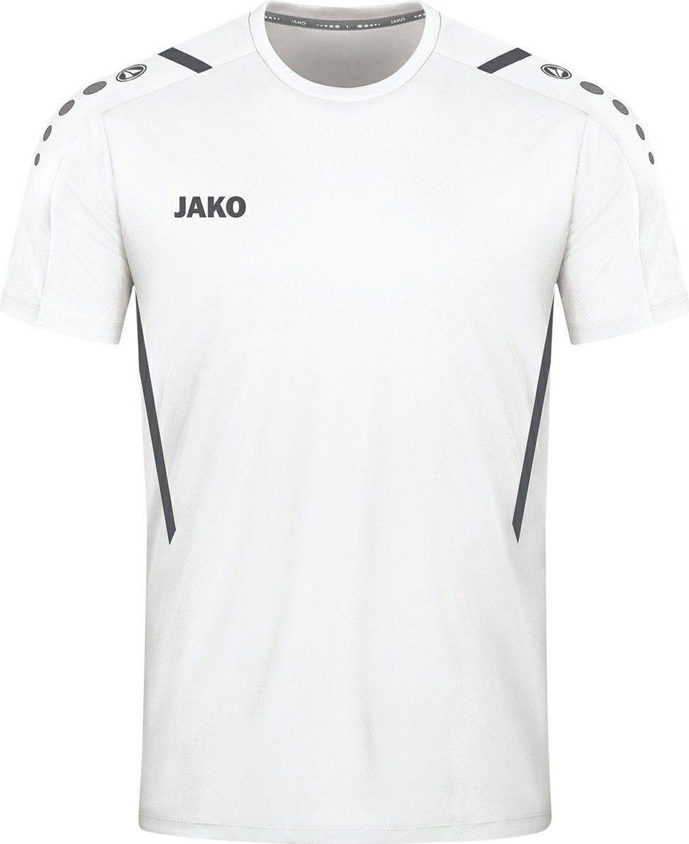 Футболка детская Jako CHALLENGE 4221-002 140 см Белый/Серый Футболка детская Jako CHALLENGE 4221-002 140 см Белый/Серый