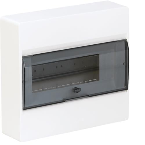 Распределительный щит Hager COSMOS 12 модулей пластик 292,5х200х91 мм навесной Прозрачный (VD112TD)