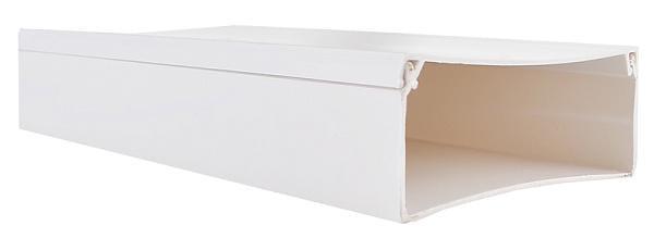 Канал кабельный АСКО-УКРЭМ 80x60 мм 2 пог. м ПВХ Белый (A0070010017)