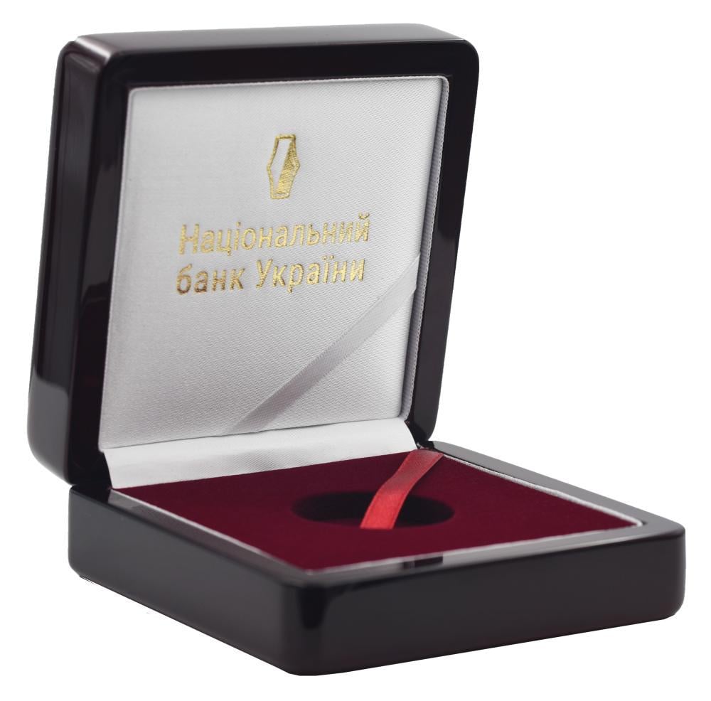 Футляр для монет 36,5 мм НБУ Дерево Premium (А22472)