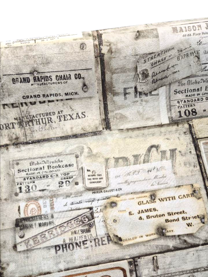 Шпалери вінілові Слов'янські шпалери 330-04 ретро-колаж для дитячої кімнати/спальні/спальні 10,05x1,06 м (2540724371) - фото 4