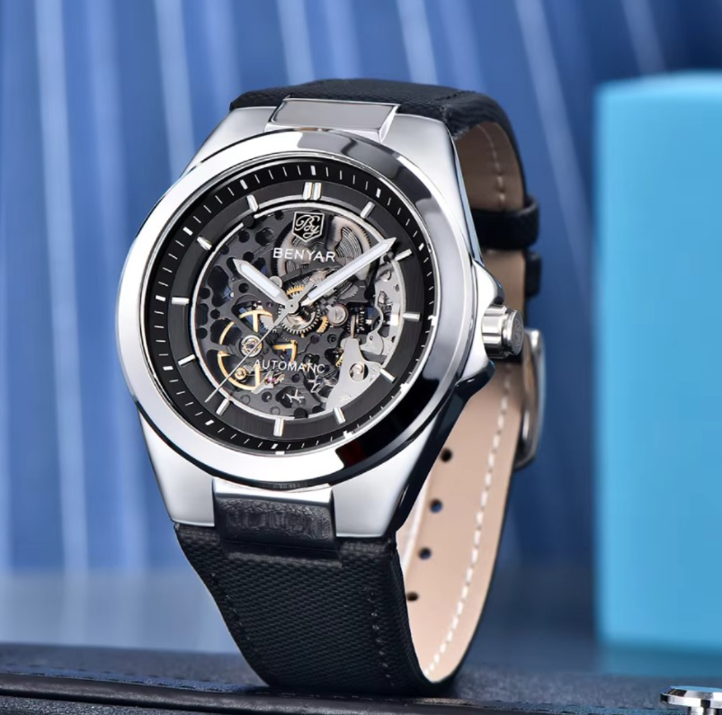 Часы мужские Benyar BY-5207 Black/Silver/Gray (2732072551) - фото 4 Часы мужские Benyar BY-5207 Black/Silver/Gray (2732072551) - фото 4