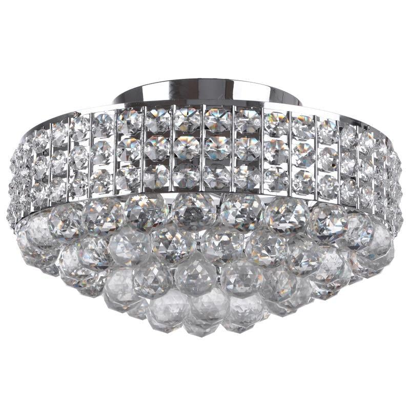 Люстра потолочная торт хрустальная Brille BCL-365C/5 E14 CH