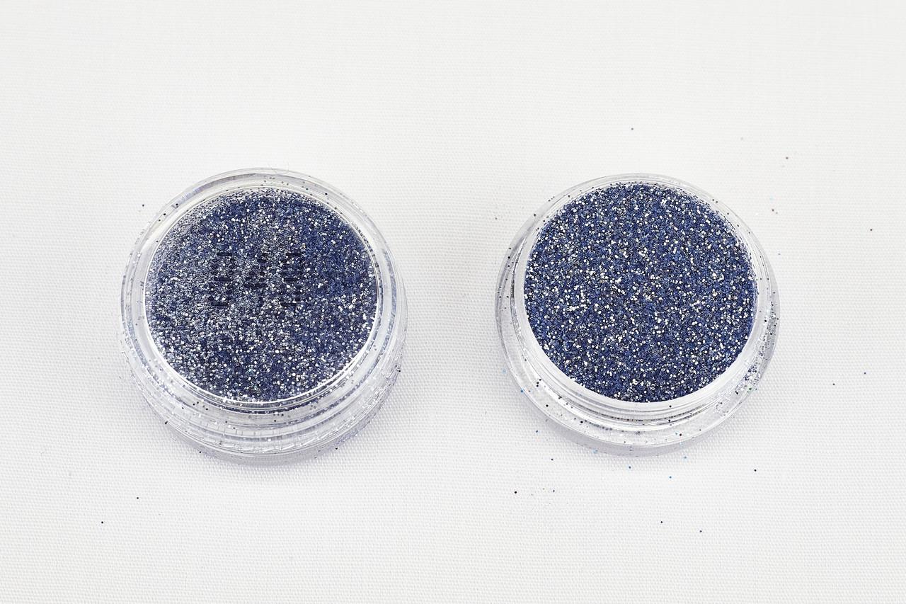 Глитер 848 1/128 2 мл Ледяной голубой (078481) - фото 2 Глитер 848 1/128 2 мл Ледяной голубой (078481) - фото 2