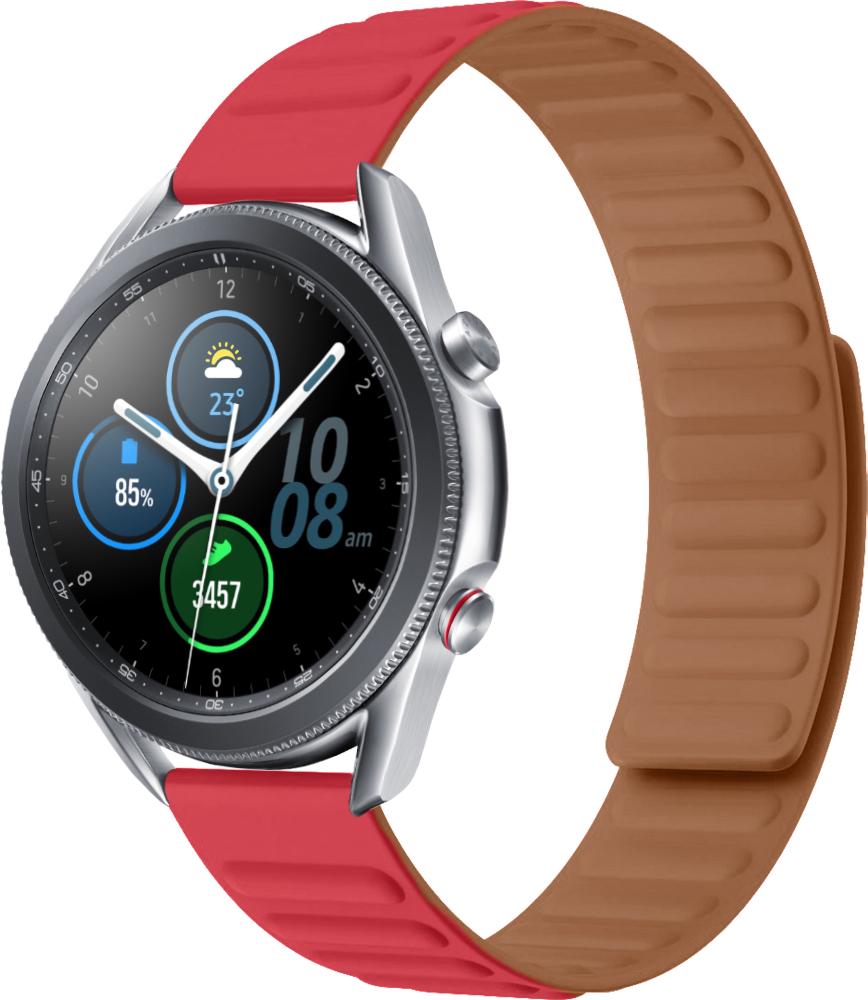 Ремешок Magneter для Galaxy Watch 3 41 мм Red (26613-2D)